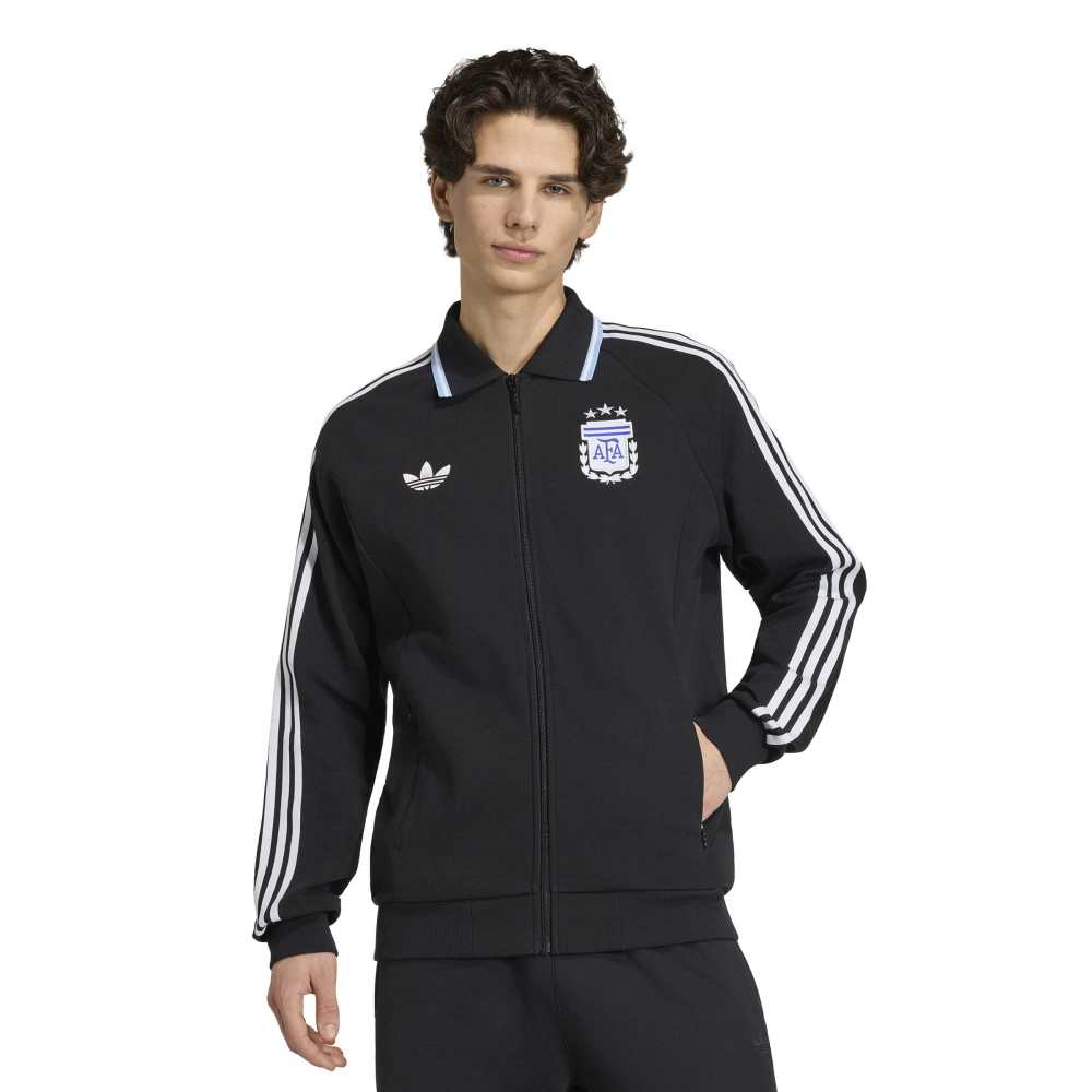 Adidas Argentina Anthem Retro Fritidsjakke Sort