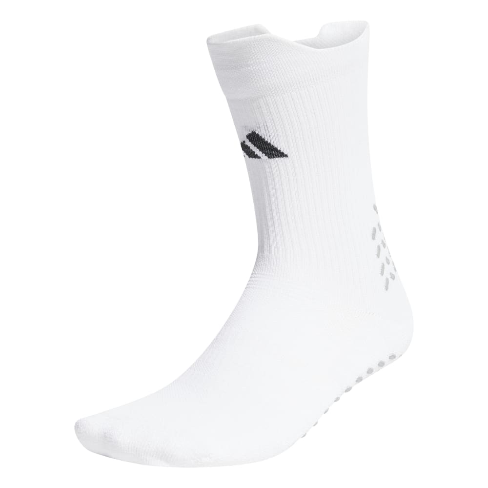 Adidas Grip Fotballstrømper Mid Cut Hvit