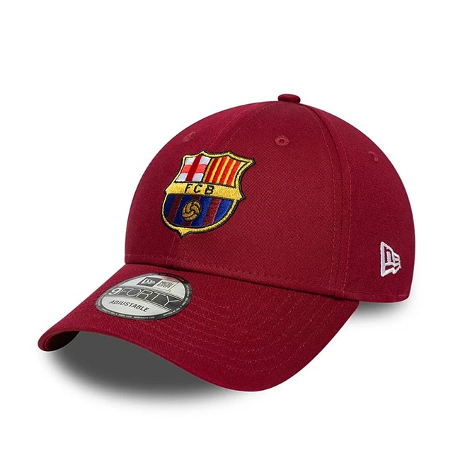 New Era FC Barcelona Core 9FORTY Caps Burgunder