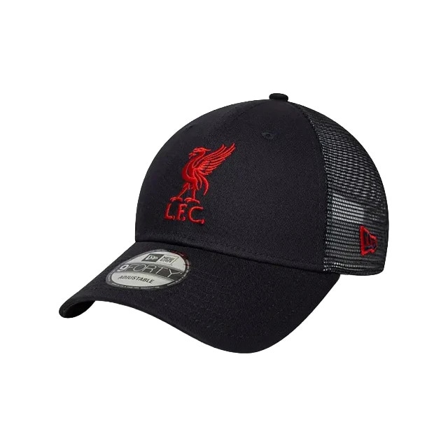 New Era Liverpool FC League 9FORTY Trucker Caps Marine/Rød