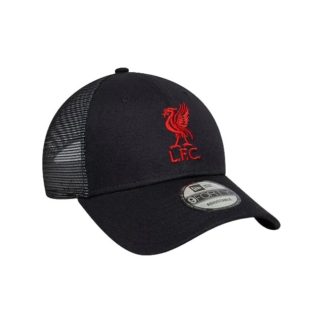New Era Liverpool FC League 9FORTY Trucker Caps Marine/Rød