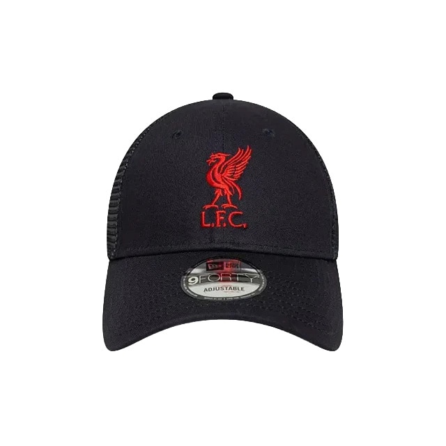 New Era Liverpool FC League 9FORTY Trucker Caps Marine/Rød