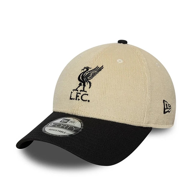 New Era Liverpool FC Cord 9FORTY Caps Beige/Sort