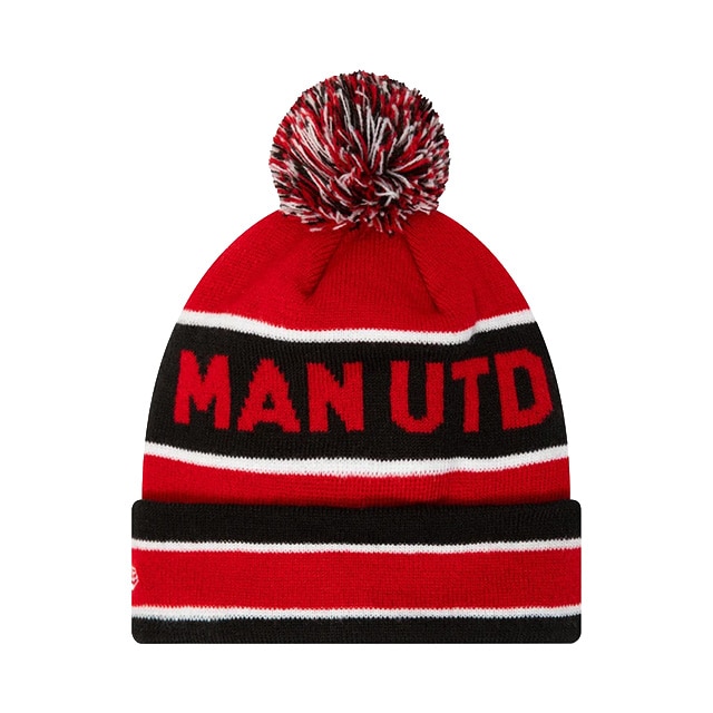 New Era Manchester United Jake Cuff Beanie Rød/Sort