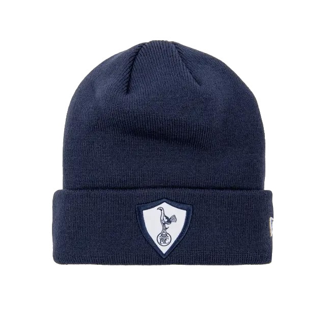New Era Tottenham Cuff Knit Beanie Marine/Hvit