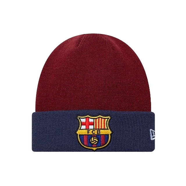 New Era Contrast Cuff Beanie Burgunder/Blå