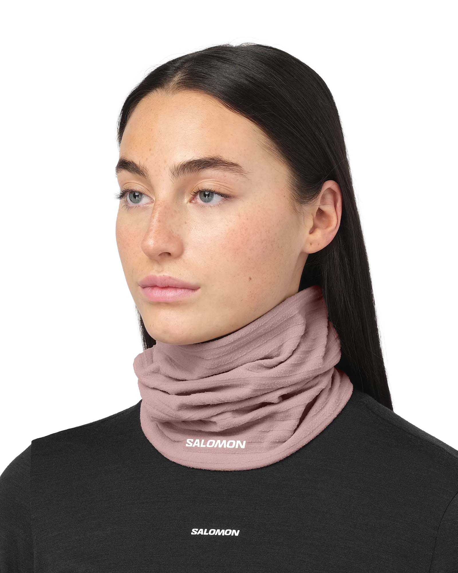 Salomon Warm Neck Halsvarmer Unisex Lys Rosa
