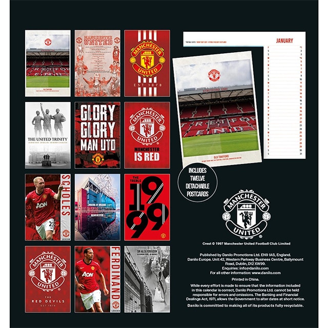 Official Product Manchester United Desk Kalender 2027
