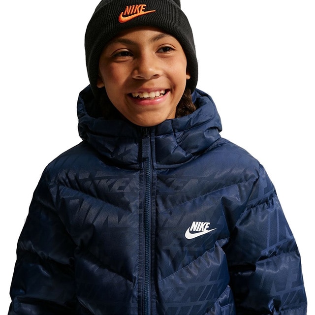 Nike Sportswear Therma-FIT All Day Play AOP Vinterjakke Barn Marine