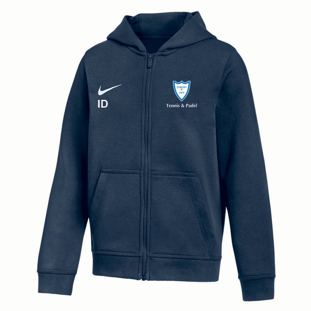 Nike Furuset Tennis & Padel Full-Zip Hettegenser Barn Marine