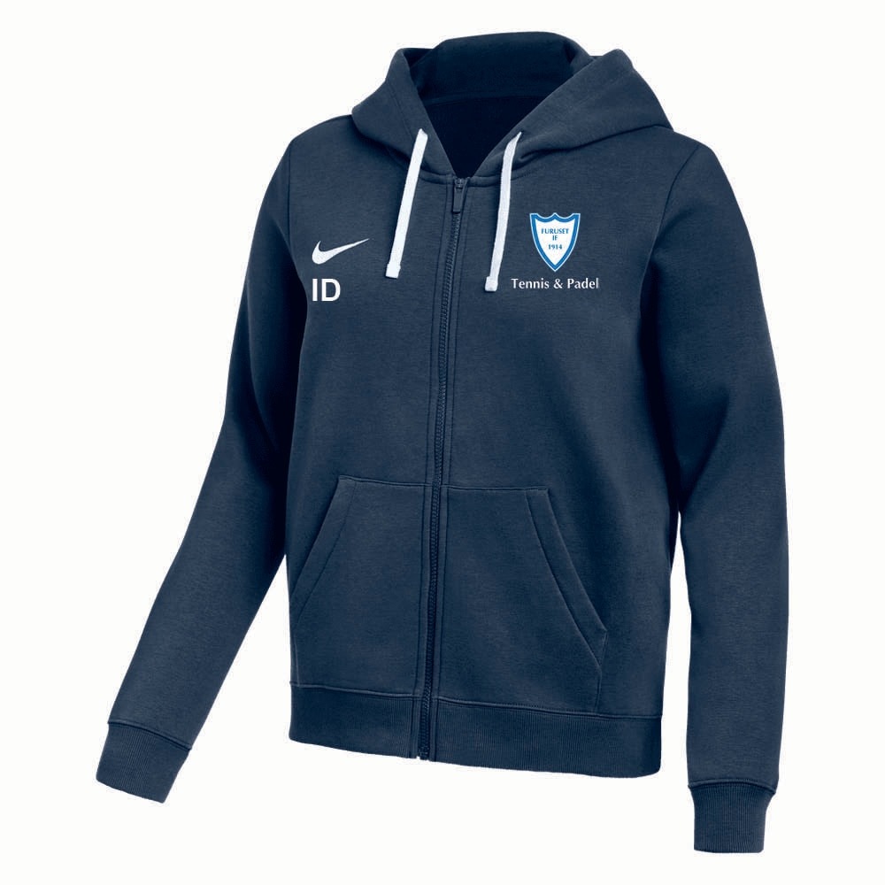 Nike Furuset Tennis & Padel Full-Zip Hettegenser Dame Marine