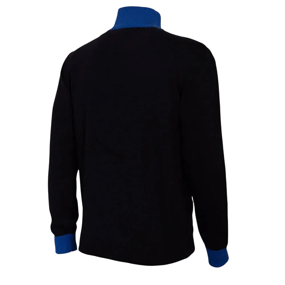 Copa Inter FC 1960's Retro Fotballjakke Sort/Blå