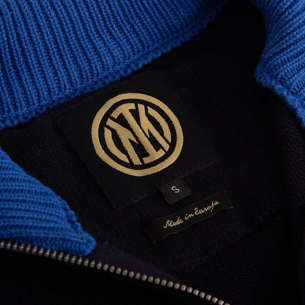 Copa Inter FC 1960's Retro Fotballjakke Sort/Blå