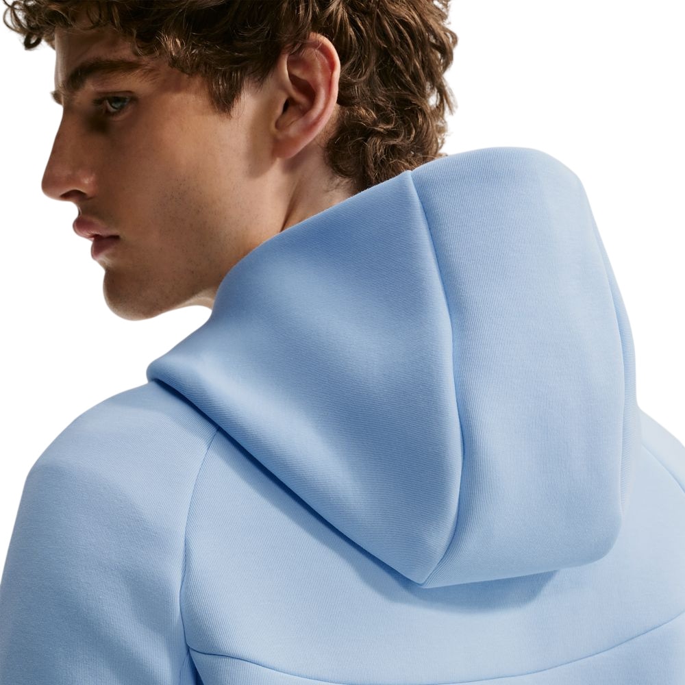 Nike Sportswear Tech Fleece Full-Zip Windrunner Hettegenser Lyseblå/Sort