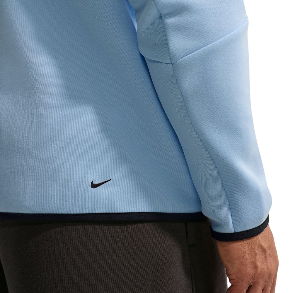 Nike Sportswear Tech Fleece Full-Zip Windrunner Hettegenser Lyseblå/Sort