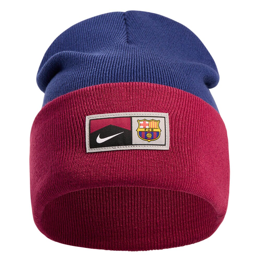 Nike FC Barcelona Dri-FIT Peak Beanie 26/27 Marine/Rød
