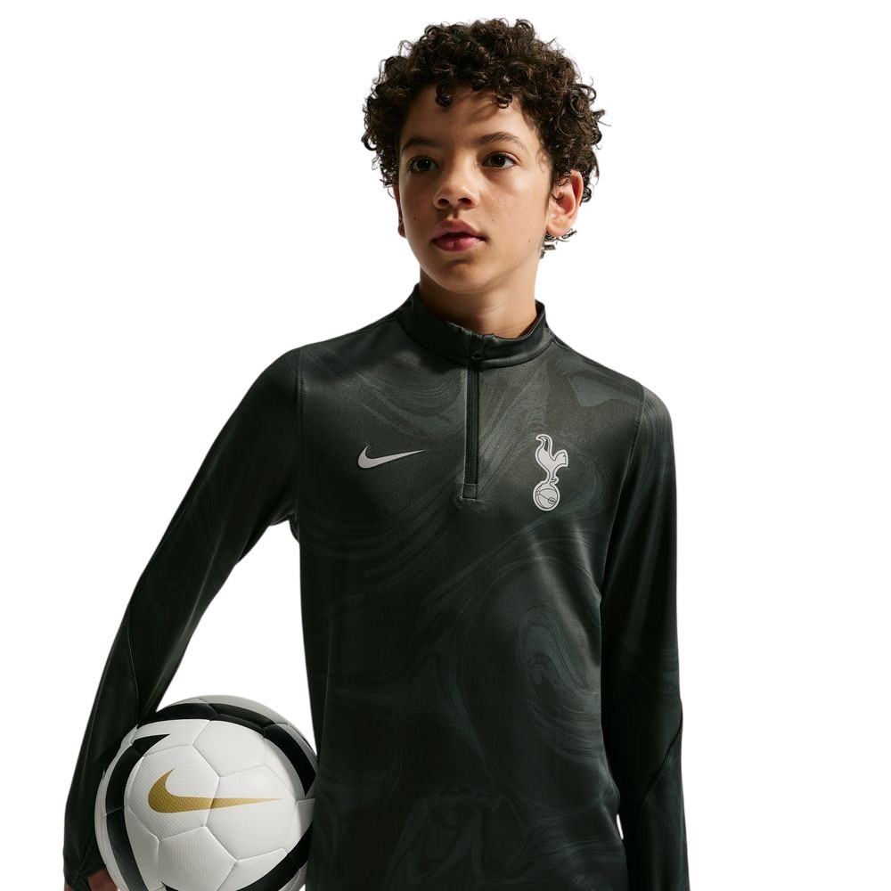 Nike Tottenham Dri-FIT Strike Treningsgenser 26/27 Barn Sort/Sølv