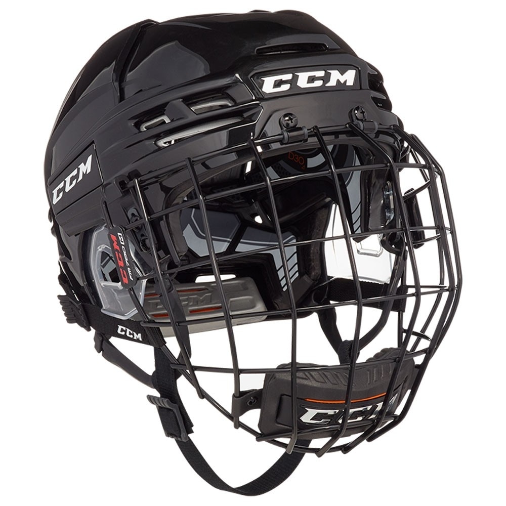 Ccm Tacks 910 Combo Hockeyhjelm Svart