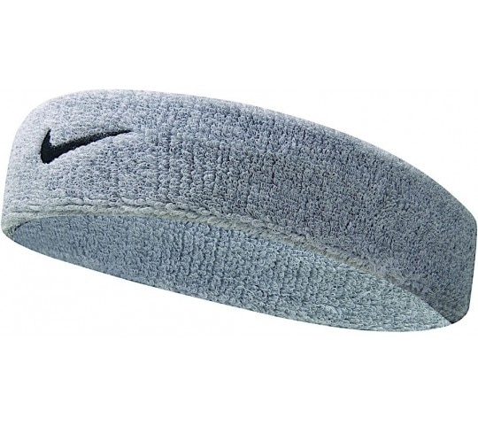 Nike Swoosh Pannebånd Svettebånd Grå