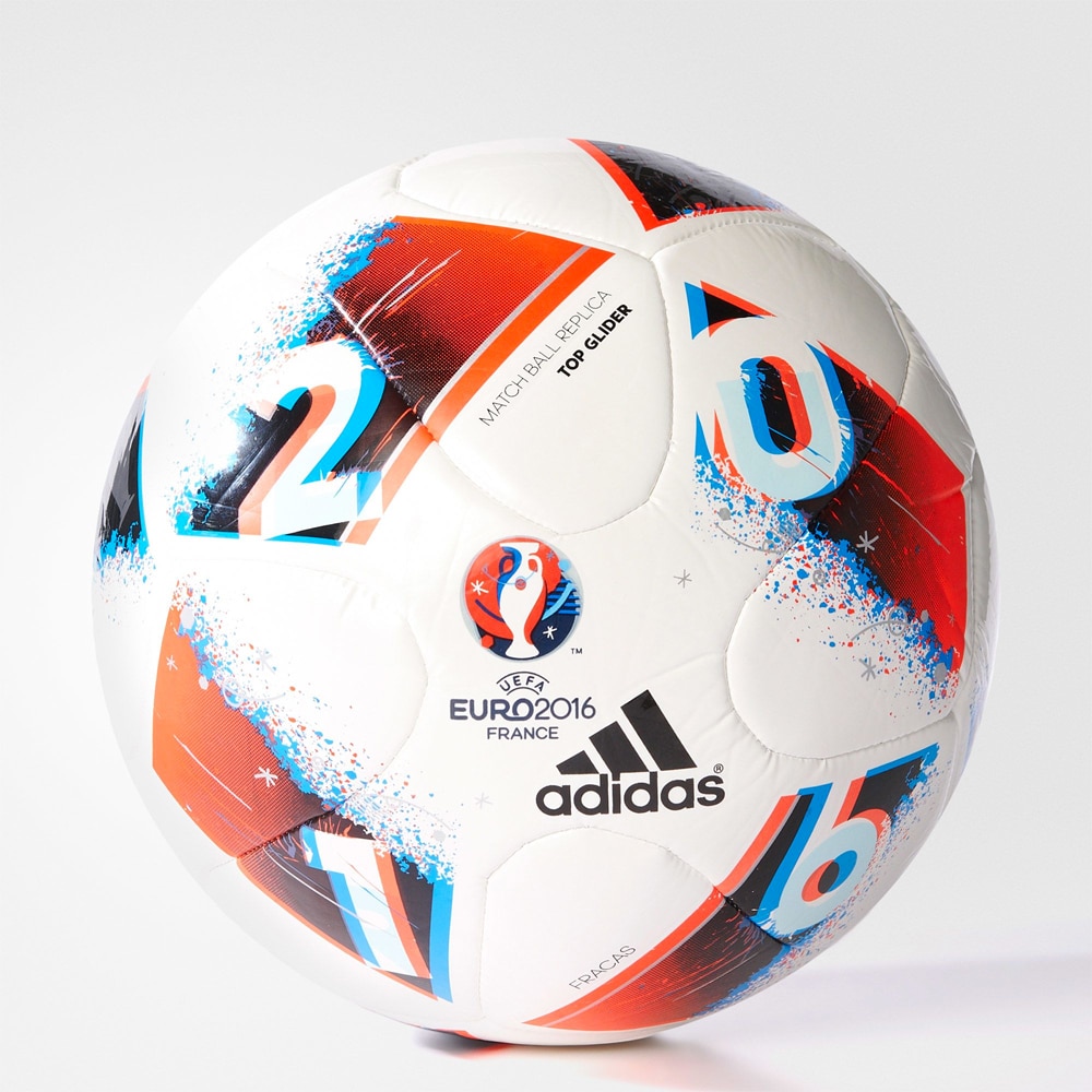 Adidas Fracas Euro 16 Finale Top Glider Fotball HVit