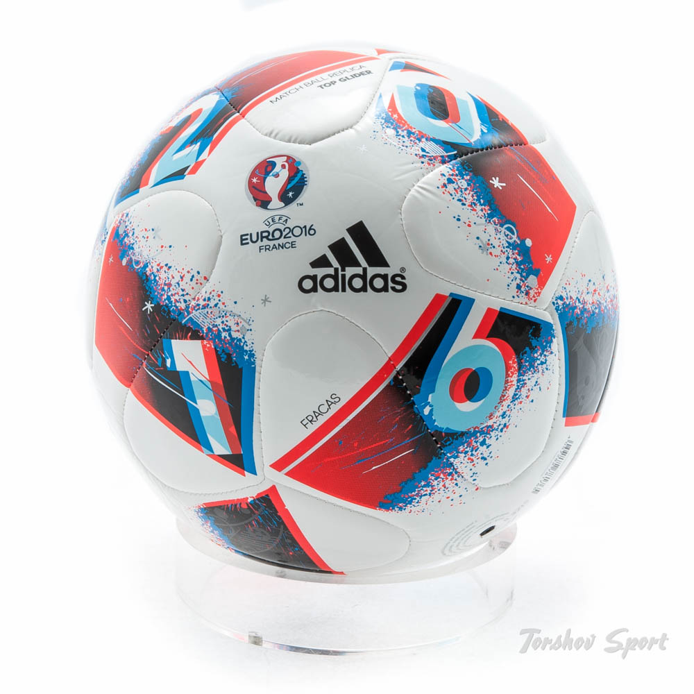 Adidas Fracas Euro 16 Finale Top Glider Fotball HVit