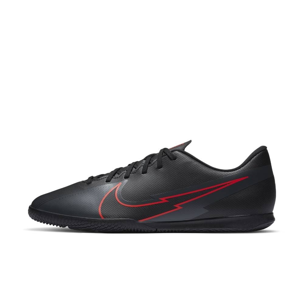 Nike MercurialX Vapor 13 Club IC Futsal Innendørs Fotballsko Black x Chile Red Pack