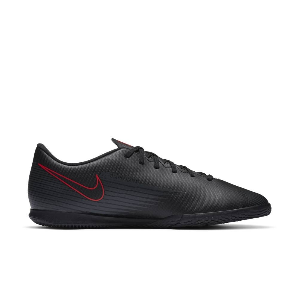 Nike MercurialX Vapor 13 Club IC Futsal Innendørs Fotballsko Black x Chile Red Pack