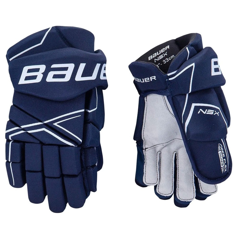 Bauer NSX Junior Hockeyhanske Marine