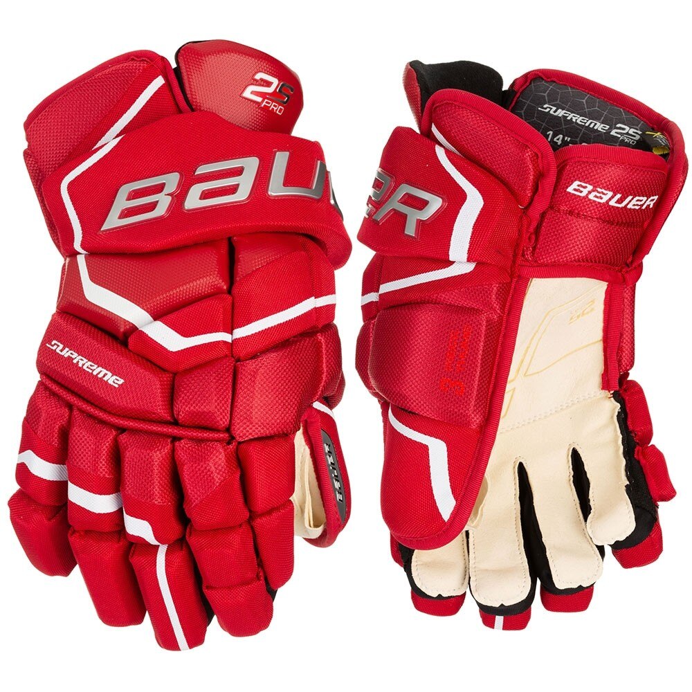 Bauer Supreme 2S PRO Hockeyhanske Rød
