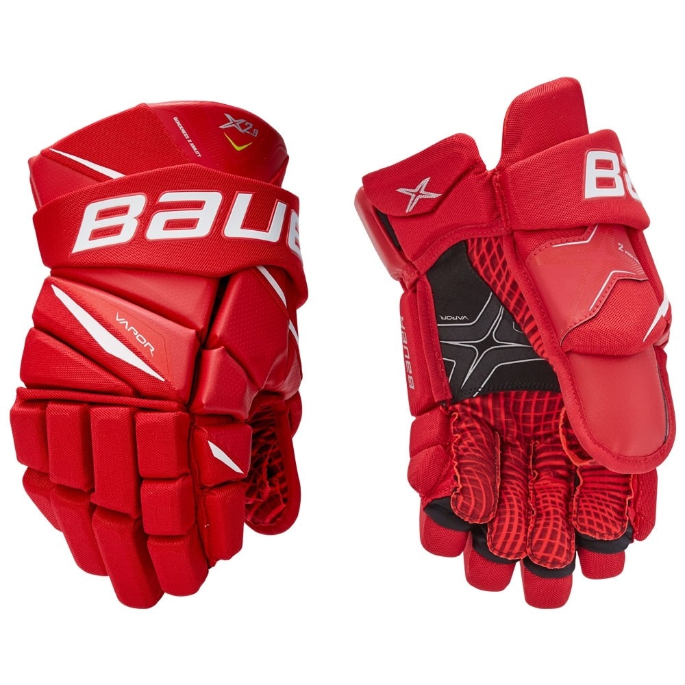 Bauer Vapor X2.9 Junior Hockeyhanske Rød