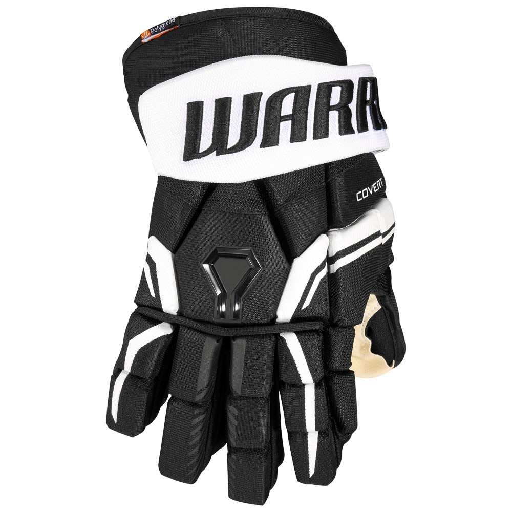 Warrior Covert QRE 20 PRO Junior Hockeyhanske Svart/Hvit