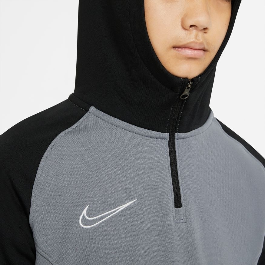 Nike Dry Academy Drill Hoodie Hettegenser Barn Grå