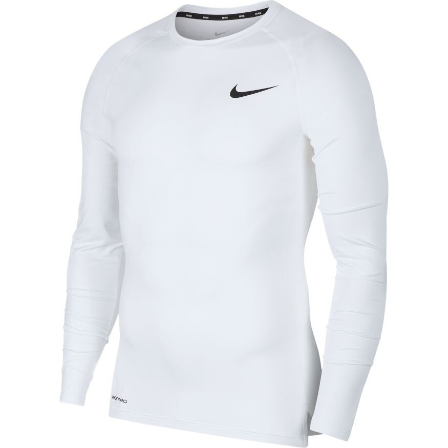 Nike Pro Langermet Compression Baselayer Top Hvit