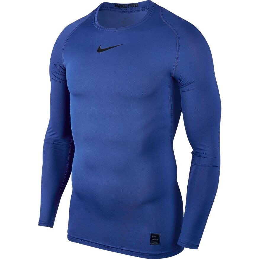 Nike Pro Langermet Compression Top Blå