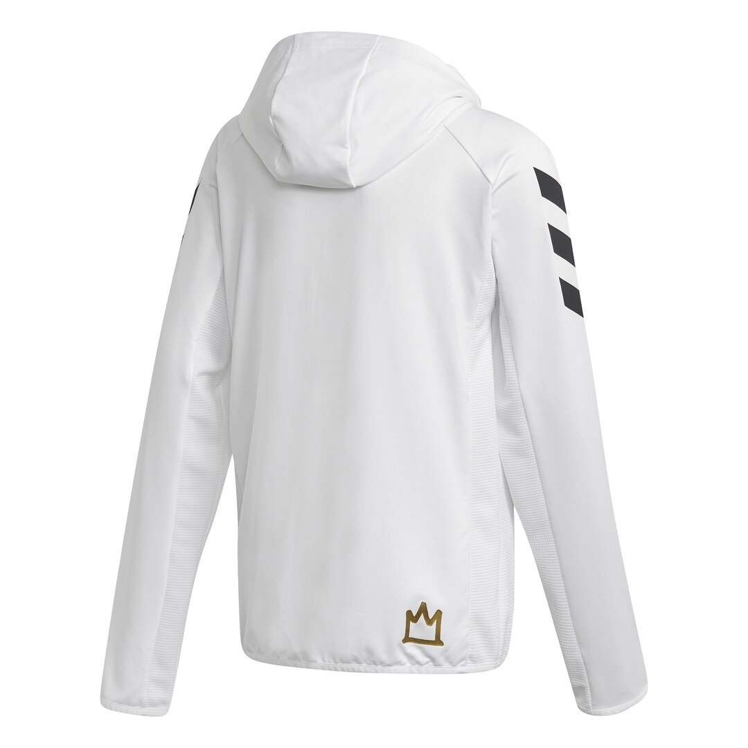 Adidas Salah Football-Inspired FullZip Hettegenser Barn
