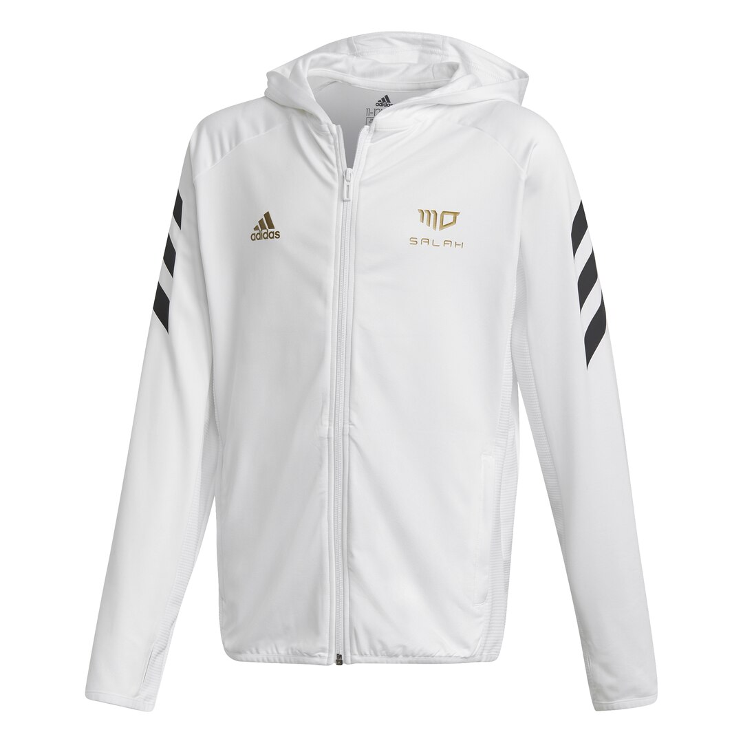 Adidas Salah Football-Inspired FullZip Hettegenser Barn