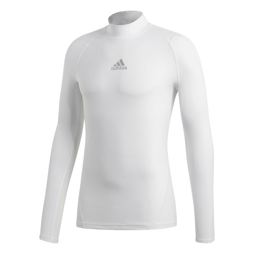 Adidas Alphaskin Climawarm Langermet Trøye Hvit