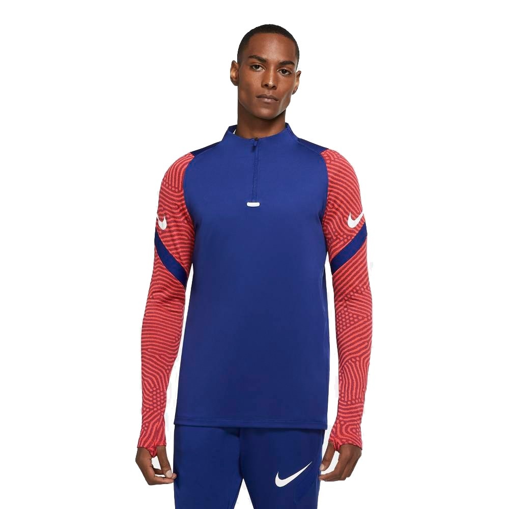 Nike Dry Strike Drill Fotballgenser Blå/Rød