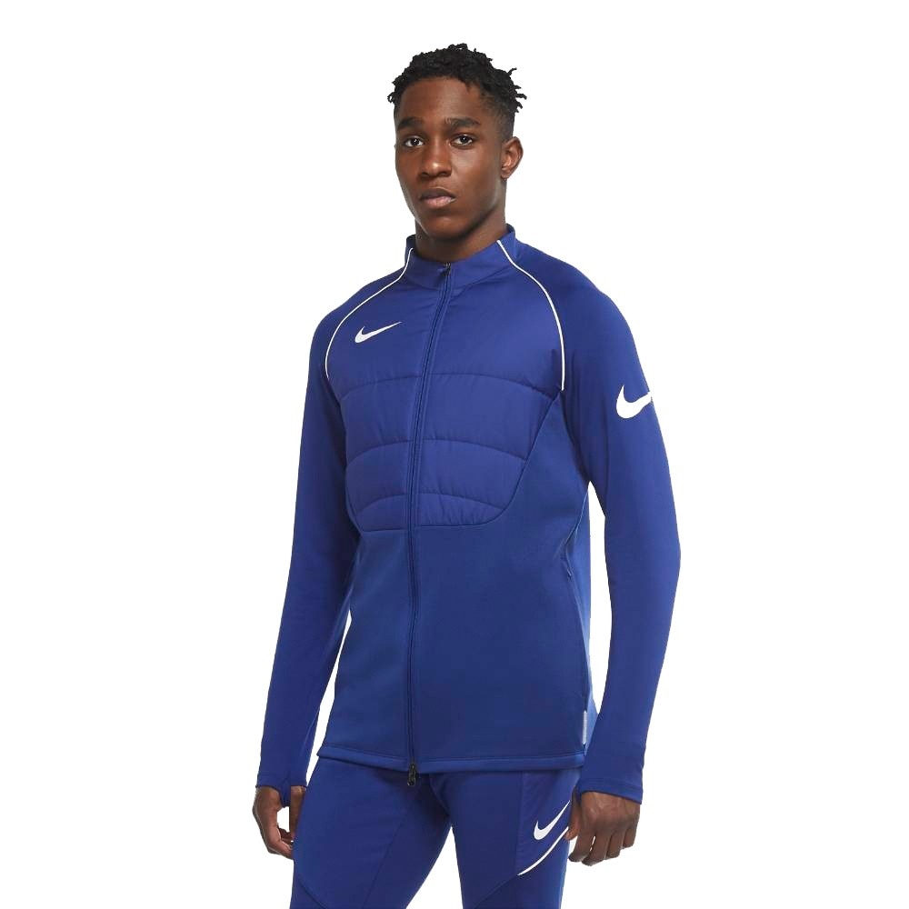 Nike Therma Padded Strike Fotballjakke Blå