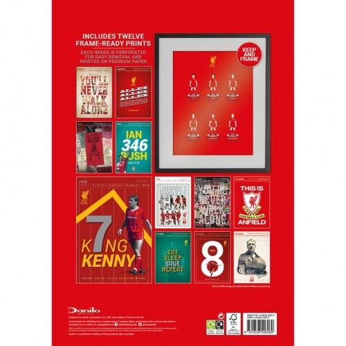 Official Product Liverpool FC Kalender 2021 Deluxe A3