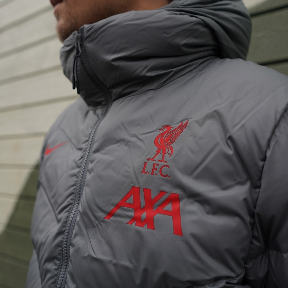 Nike Liverpool FC Strike Fotballjakke 20/21 Grå