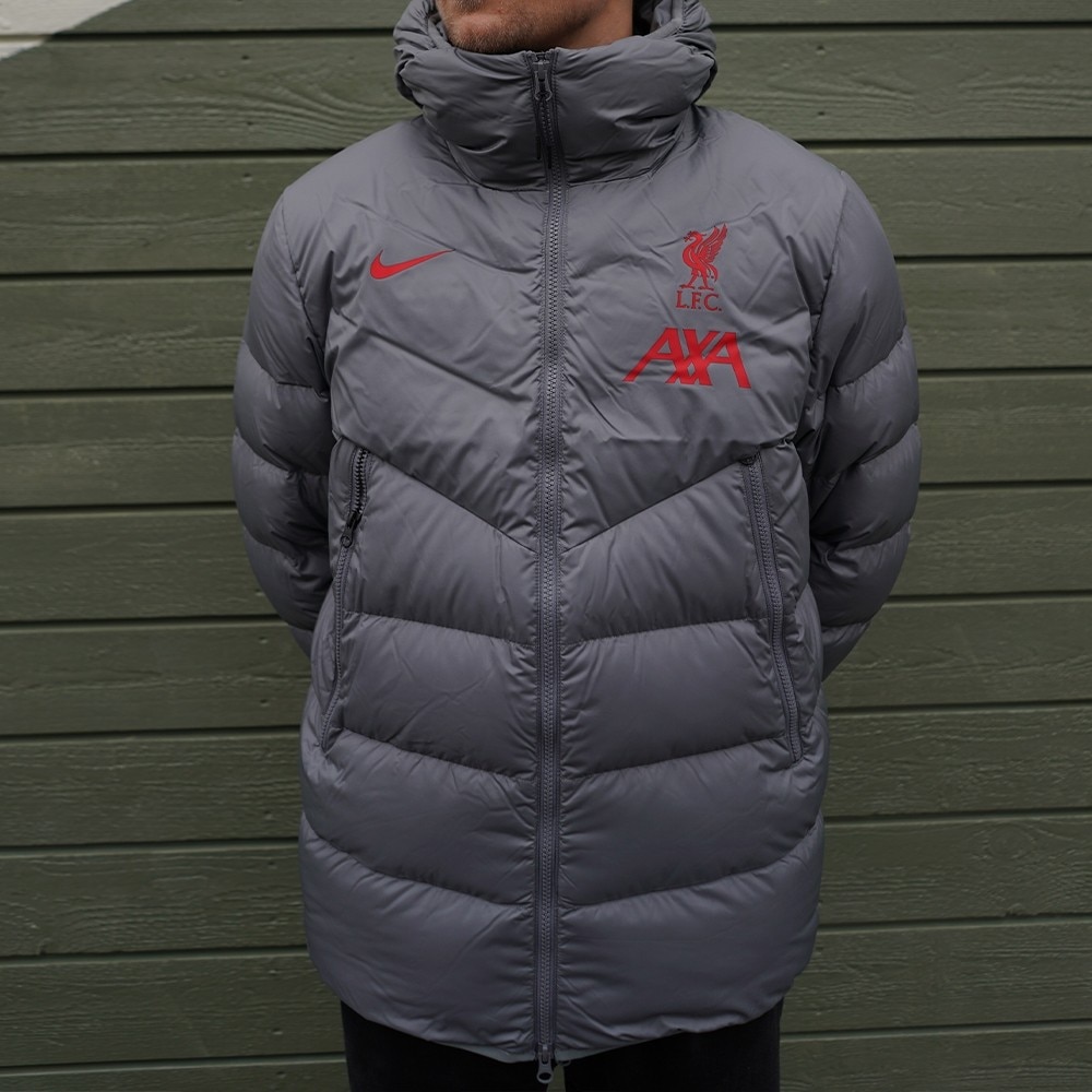 Nike Liverpool FC Strike Fotballjakke 20/21 Grå