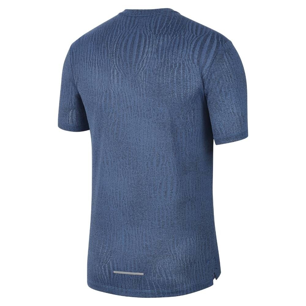Nike Dry Miler Jacquard Løpetrøye Herre Blå
