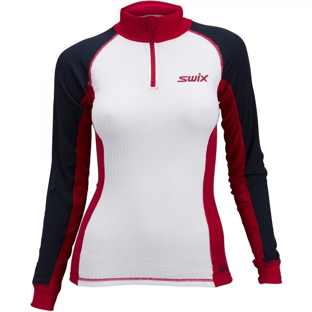 Swix Race X Langermet Trøye Zip Dame Hvit