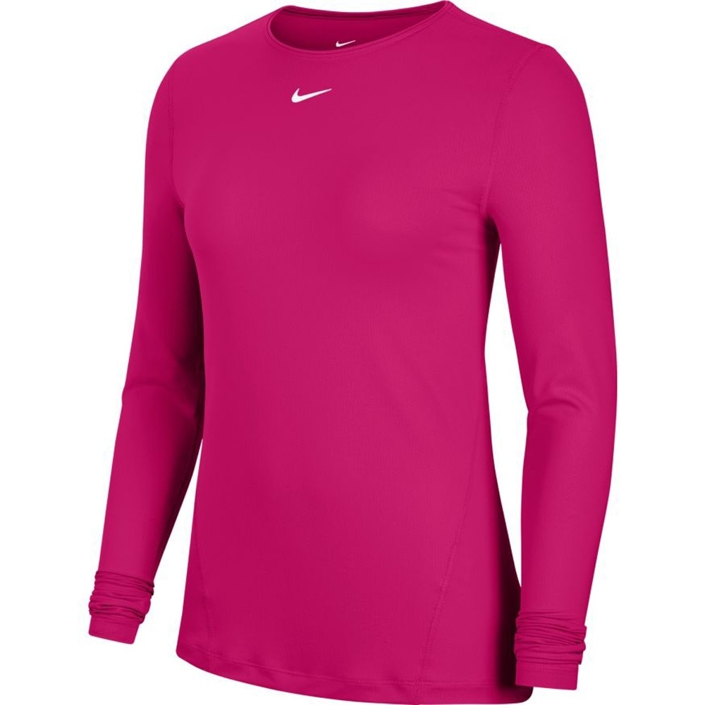 Nike Pro Mesh Langermet Treningstrøye Dame Mauve