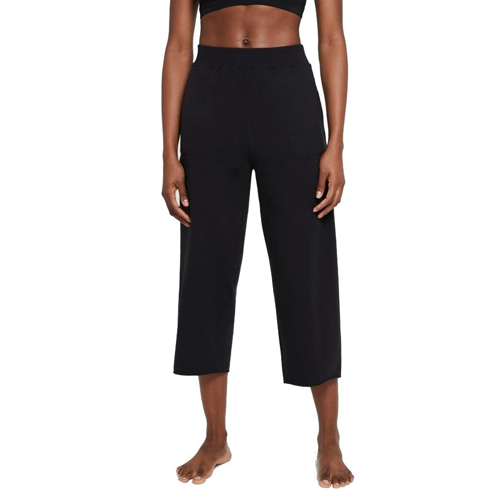 Nike Yoga Luxe Cropped Fleece Treningsbukse Dame