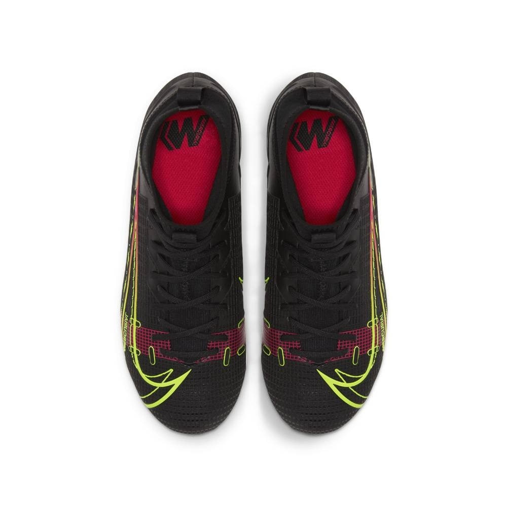 Nike Mercurial Superfly 8 Academy FG/MG Fotballsko Barn Black x Prism Pack