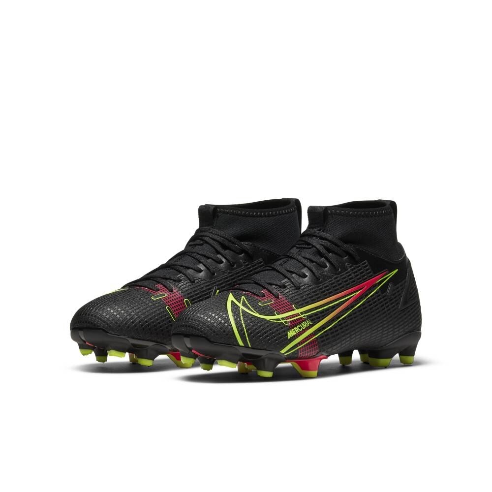 Nike Mercurial Superfly 8 Academy FG/MG Fotballsko Barn Black x Prism Pack