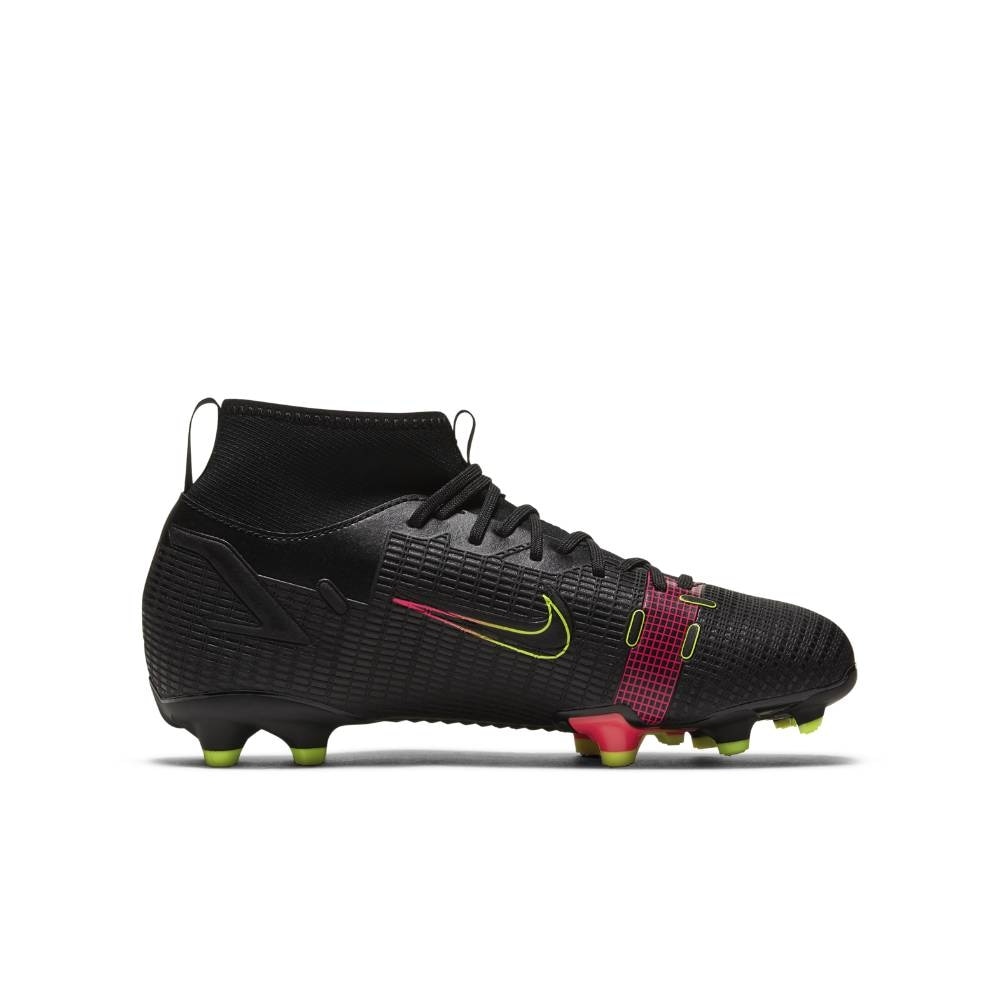 Nike Mercurial Superfly 8 Academy FG/MG Fotballsko Barn Black x Prism Pack
