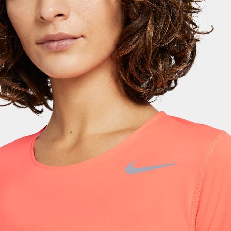 Nike City Sleek Langermet Løpetrøye Dame Mango